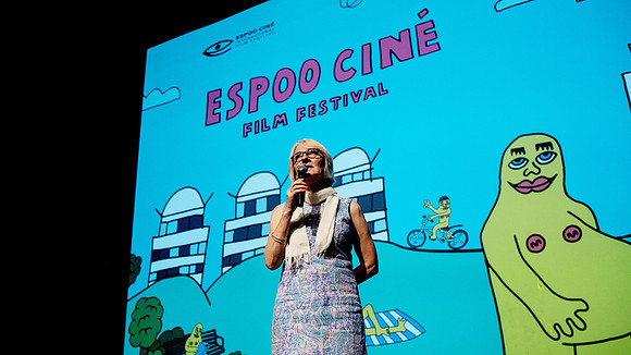 Espoo Ciné 2023 - Riitta Rask in THE ECHOES OF THE UNIVERSE – THE MUSIC OF KAIJA SAARIAHO Q&A