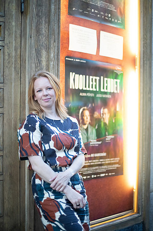Actress Alma Pöysti at the Fallen Leaves screening at Helsinki International Film Festival 2023